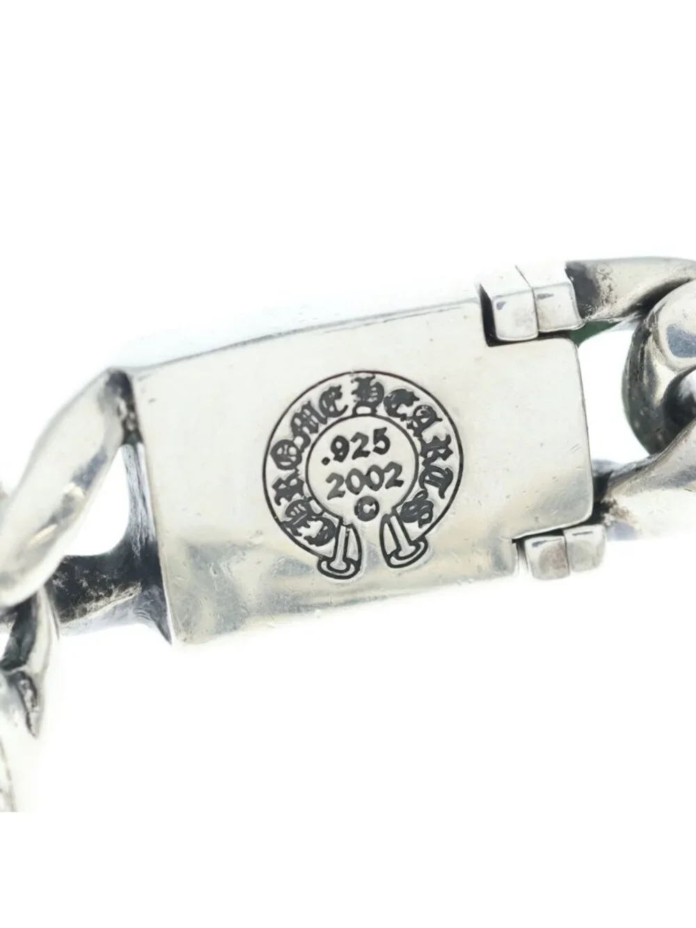 Chrome Hearts Cross Link Bracelet Silver